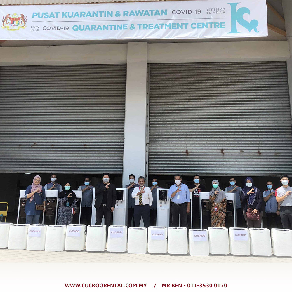 Cuckoo support for temporary hospital at MAEPS Serdang